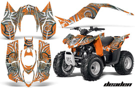 ATV Decal Graphic Kit Wrap For Arctic Cat DVX50 DVX90 Quad 2008-2017 DEADEN ORANGE-atv motorcycle utv parts accessories gear helmets jackets gloves pantsAll Terrain Depot