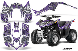 ATV Decal Graphic Kit Wrap For Arctic Cat DVX50 DVX90 Quad 2008-2017 DEADEN PURPLE-atv motorcycle utv parts accessories gear helmets jackets gloves pantsAll Terrain Depot
