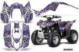 ATV Decal Graphic Kit Wrap For Arctic Cat DVX50 DVX90 Quad 2008-2017 DEADEN PURPLE
