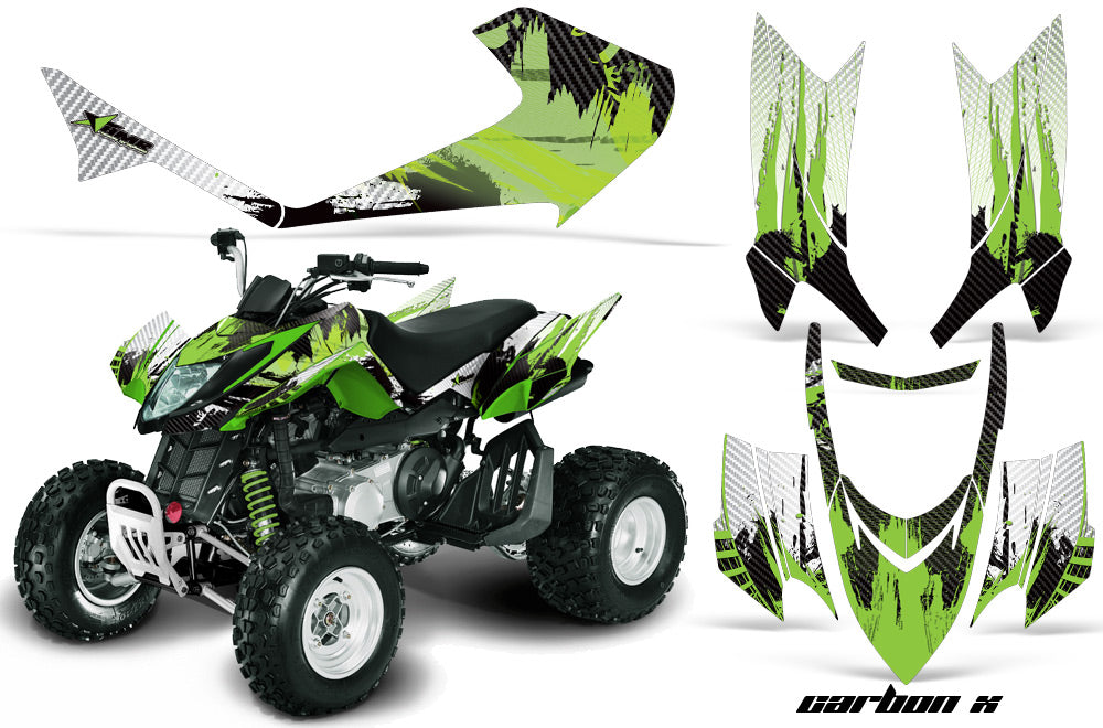 ATV Graphics Kit Quad Decal Sticker Wrap For Arctic Cat DVX400 DVX300 CARBONX GREEN-atv motorcycle utv parts accessories gear helmets jackets gloves pantsAll Terrain Depot