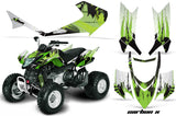 ATV Graphics Kit Quad Decal Sticker Wrap For Arctic Cat DVX400 DVX300 CARBONX GREEN