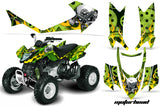 ATV Graphics Kit Quad Decal Sticker Wrap For Arctic Cat DVX400 DVX300 MOTORHEAD GREEN