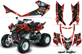 ATV Graphics Kit Quad Decal Sticker Wrap For Arctic Cat DVX400 DVX300 HATTER BLACK RED-atv motorcycle utv parts accessories gear helmets jackets gloves pantsAll Terrain Depot