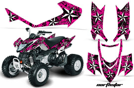 ATV Graphics Kit Quad Decal Sticker Wrap For Arctic Cat DVX400 DVX300 NORTHSTAR WHITE PINK-atv motorcycle utv parts accessories gear helmets jackets gloves pantsAll Terrain Depot