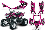 ATV Graphics Kit Quad Decal Sticker Wrap For Arctic Cat DVX400 DVX300 NORTHSTAR WHITE PINK
