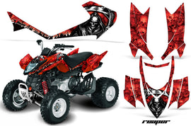 ATV Graphics Kit Quad Decal Sticker Wrap For Arctic Cat DVX400 DVX300 REAPER RED-atv motorcycle utv parts accessories gear helmets jackets gloves pantsAll Terrain Depot