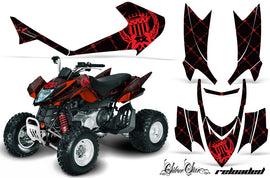 ATV Graphics Kit Quad Decal Sticker Wrap For Arctic Cat DVX400 DVX300 RELOADED RED BLACK-atv motorcycle utv parts accessories gear helmets jackets gloves pantsAll Terrain Depot