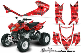 ATV Graphics Kit Quad Decal Sticker Wrap For Arctic Cat DVX400 DVX300 SSSH BLACK RED-atv motorcycle utv parts accessories gear helmets jackets gloves pantsAll Terrain Depot
