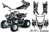 ATV Graphics Kit Quad Decal Sticker Wrap For Arctic Cat DVX400 DVX300 SSSH WHITE BLACK