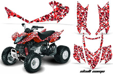 Load image into Gallery viewer, ATV Graphics Kit Quad Decal Sticker Wrap For Arctic Cat DVX400 DVX300 SKULL CAMO RED-atv motorcycle utv parts accessories gear helmets jackets gloves pantsAll Terrain Depot
