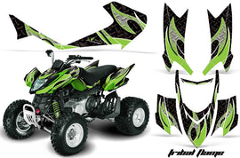 ATV Graphics Kit Quad Decal Sticker Wrap For Arctic Cat DVX400 DVX300 TRIBAL GREEN BLACK-atv motorcycle utv parts accessories gear helmets jackets gloves pantsAll Terrain Depot