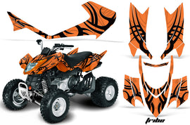 ATV Graphics Kit Quad Decal Sticker Wrap For Arctic Cat DVX400 DVX300 TRIBE BLACK ORANGE-atv motorcycle utv parts accessories gear helmets jackets gloves pantsAll Terrain Depot