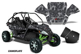 UTV Graphics Kit Decal Sticker Wrap For Arctic Cat Wildcat EPS 2012-2016 CAMOPLATE BLACK