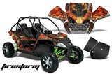 UTV Graphics Kit Decal Sticker Wrap For Arctic Cat Wildcat EPS 2012-2016 FIRESTORM BLACK