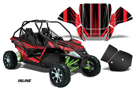 UTV Graphics Kit Decal Sticker Wrap For Arctic Cat Wildcat EPS 2012-2016 INLINE RED-atv motorcycle utv parts accessories gear helmets jackets gloves pantsAll Terrain Depot