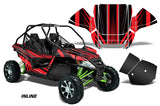 UTV Graphics Kit Decal Sticker Wrap For Arctic Cat Wildcat EPS 2012-2016 INLINE RED