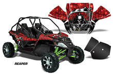 Load image into Gallery viewer, UTV Graphics Kit Decal Sticker Wrap For Arctic Cat Wildcat EPS 2012-2016 REAPER RED-atv motorcycle utv parts accessories gear helmets jackets gloves pantsAll Terrain Depot