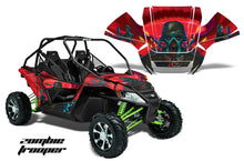 Load image into Gallery viewer, UTV Graphics Kit Decal Sticker Wrap For Arctic Cat Wildcat EPS 2012-2016 ZOMBIE RED-atv motorcycle utv parts accessories gear helmets jackets gloves pantsAll Terrain Depot