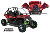 UTV Graphics Kit Decal Sticker Wrap For Arctic Cat Wildcat EPS 2012-2016 ZOMBIE RED