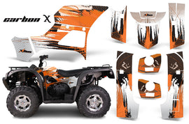 ATV Graphics Kit Decal Sticker Wrap For Bennche Grey Wolf 500/700 CARBONX ORANGE-atv motorcycle utv parts accessories gear helmets jackets gloves pantsAll Terrain Depot