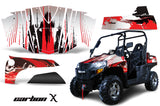 UTV Graphics Kit Decal Sticker Wrap For Bennche Spire 800 2010-2017 CARBONX RED