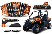 Load image into Gallery viewer, UTV Graphics Kit Decal Sticker Wrap For Bennche Spire 800 2010-2017 HATTER BLACK ORANGE-atv motorcycle utv parts accessories gear helmets jackets gloves pantsAll Terrain Depot