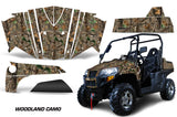 UTV Graphics Kit Decal Sticker Wrap For Bennche Spire 800 2010-2017 WOODLAND CAMO