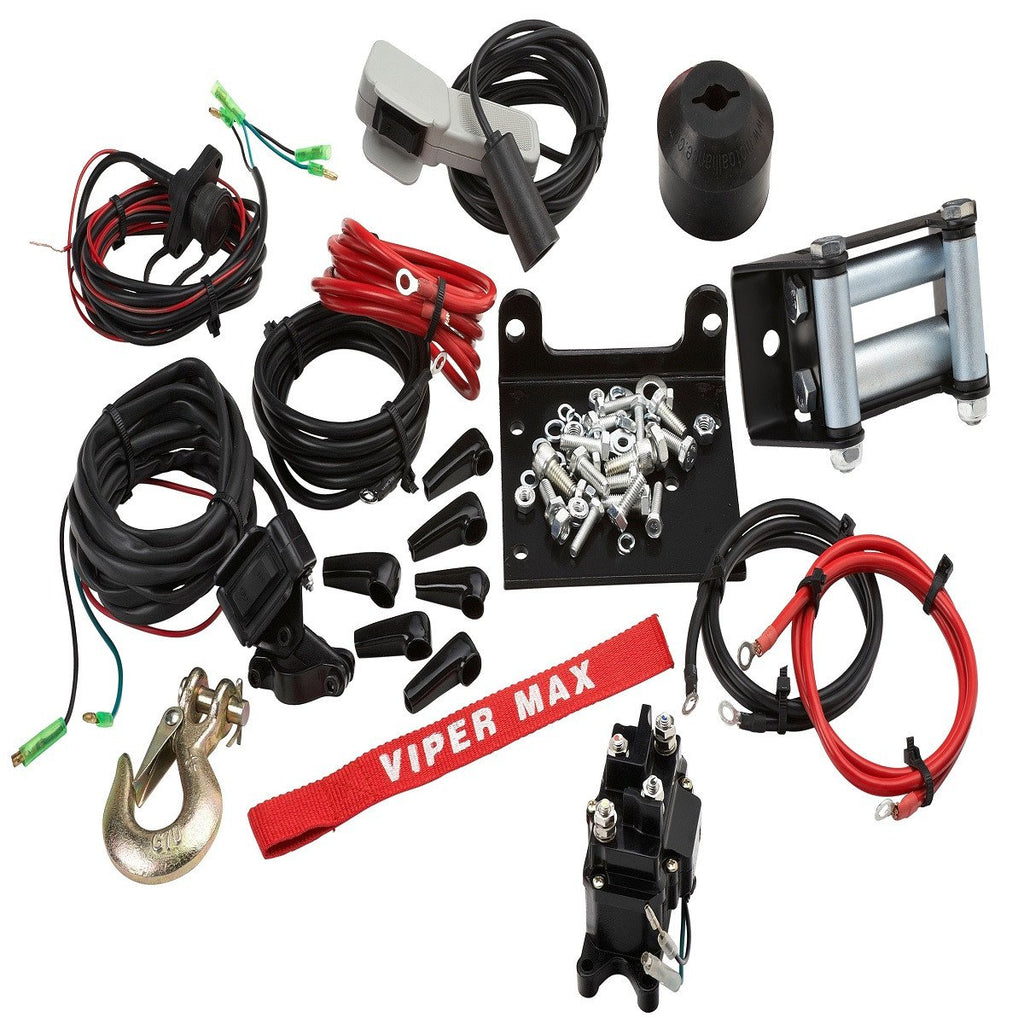 Foreman Rubicon TRX500 FA** 2015-2019 Viper 2500 LB Winch Kit-atv motorcycle utv parts accessories gear helmets jackets gloves pantsAll Terrain Depot
