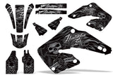 Dirt Bike Graphics Kit MX Decal Wrap For Honda CR125 CR250 2000-2001 HISH SILVER