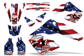 Dirt Bike Graphics Kit MX Decal Wrap For Honda CR125 CR250 2000-2001 USA SINS-atv motorcycle utv parts accessories gear helmets jackets gloves pantsAll Terrain Depot