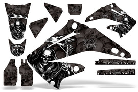 Dirt Bike Graphics Kit Decal Sticker Wrap For Honda CRF450R 2002-2004 REAPER BLACK-atv motorcycle utv parts accessories gear helmets jackets gloves pantsAll Terrain Depot