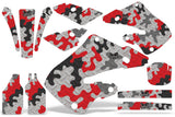 Dirt Bike Graphics Kit Decal Wrap For Honda CR125 1998-1999 CR250 1997-1999 CAMOPLATE RED
