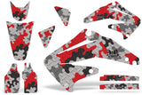 Dirt Bike Graphics Kit Decal Sticker Wrap For Honda CRF450R 2002-2004 CAMOPLATE RED