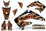 Dirt Bike Graphics Kit Decal Sticker Wrap For Honda CRF450R 2002-2004 FIRESTORM BLACK