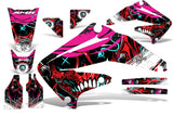 Dirt Bike Graphics Kit Decal Sticker Wrap For Honda CRF450R 2002-2004 FRENZY RED