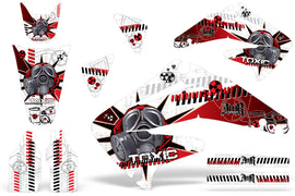 Dirt Bike Graphics Kit Decal Sticker Wrap For Honda CRF450R 2002-2004 TOXIC RED WHITE-atv motorcycle utv parts accessories gear helmets jackets gloves pantsAll Terrain Depot