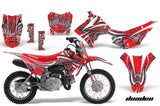 Dirt Bike Decal Graphic Kit Wrap For Honda CRF110 CRF 110 2013-2018 DEADEN RED