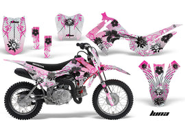 Dirt Bike Decal Graphic Kit Wrap For Honda CRF110 CRF 110 2013-2018 LUNA PINK-atv motorcycle utv parts accessories gear helmets jackets gloves pantsAll Terrain Depot
