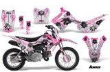 Dirt Bike Decal Graphic Kit Wrap For Honda CRF110 CRF 110 2013-2018 LUNA PINK