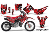 Dirt Bike Decal Graphic Kit Wrap For Honda CRF110 CRF 110 2013-2018 NORTHSTAR RED
