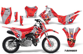 Dirt Bike Decal Graphic Kit Wrap For Honda CRF110 CRF 110 2013-2018 TBOMBER RED-atv motorcycle utv parts accessories gear helmets jackets gloves pantsAll Terrain Depot