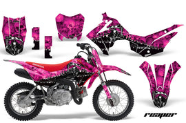 Dirt Bike Decal Graphic Kit Wrap For Honda CRF110 CRF 110 2013-2018 REAPER PINK-atv motorcycle utv parts accessories gear helmets jackets gloves pantsAll Terrain Depot