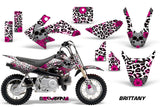 Dirt Bike Graphics Kit Decal Wrap For Honda CRF50 CRF 50 2004-2013 BRITTANY PINK WHITE