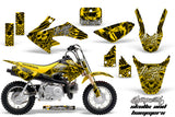 Dirt Bike Graphics Kit Decal Wrap For Honda CRF50 CRF 50 2014-2018 HISH YELLOW