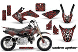 Dirt Bike Graphics Kit Decal Wrap For Honda CRF50 CRF 50 2004-2013 WIDOW RED BLACK