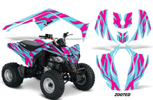 Load image into Gallery viewer, ATV Decal Graphics Kit Wrap For Can-Am DS250 DS 250 Bombardier 2006-2016 ZOOTED PINK AQUA-atv motorcycle utv parts accessories gear helmets jackets gloves pantsAll Terrain Depot