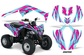 ATV Decal Graphics Kit Wrap For Can-Am DS250 DS 250 Bombardier 2006-2016 ZOOTED PINK AQUA-atv motorcycle utv parts accessories gear helmets jackets gloves pantsAll Terrain Depot