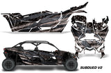 Full Graphics Kit Decal Wrap For Can-Am Maverick X3 MAX DS RS 4D 2016+ SUBDUED
