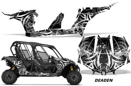 UTV Decal Graphic Kit Wrap For Can-Am Maverick MAX 1000R 4 Door 2017-2018 DEADEN BLACK-atv motorcycle utv parts accessories gear helmets jackets gloves pantsAll Terrain Depot