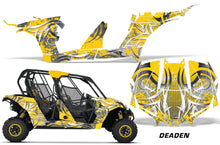 Load image into Gallery viewer, UTV Decal Graphic Kit Wrap For Can-Am Maverick MAX 1000R 4 Door 2017-2018 DEADEN YELLOW-atv motorcycle utv parts accessories gear helmets jackets gloves pantsAll Terrain Depot